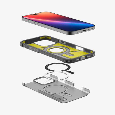 כיסוי Spigen לאייפון 16 מסדרה Tough Armor AI (MagFit)